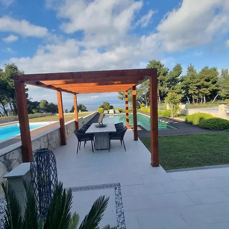 Musa With Private Pool * Afytos